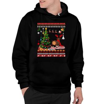 Dachshund Dog Christmas Ugly Dachshund Xmas Hoodie | Mazezy