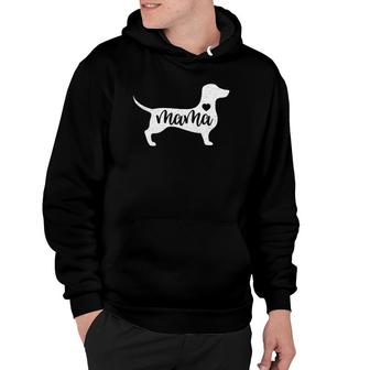 Dachshund Mothers Day Mama Dog Mom Paw Lover Gift Hoodie | Mazezy