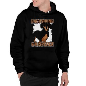 Dachshund Whisperer Sausage Dog Quote Dachshunds Hoodie | Mazezy