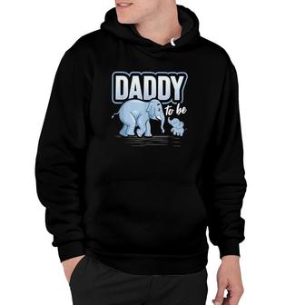 Daddy To Be Elephant Baby Shower Pregnancy Father's Day Hoodie | Mazezy