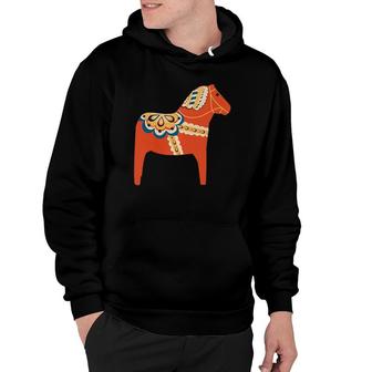 Dala Horse - Tradition In Sweden From 17Th Century Hoodie | Mazezy