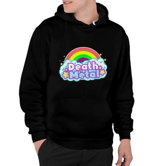 Death Metal Cloud Rock Roll Rainbow Heavy Metal Hoodie - Thegiftio UK