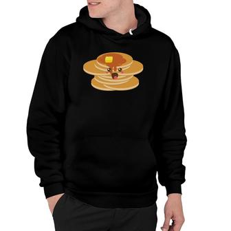 Disorderly Amazed Stack Of Pancakes With Syrup Hoodie | Mazezy