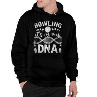 Dna Bowling Player Gift Sport Bowling Alley Bowling Hoodie | Mazezy