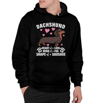 Dog Funny Dachshund Sausage Dog 94 Paws Hoodie | Mazezy