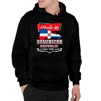 Dominican Republic Long Ago - Country Flag - Dr Native Hoodie | Mazezy