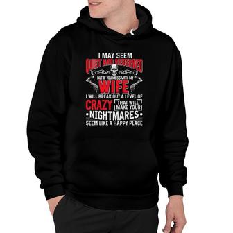 Don't Mess With My Wife Funny Gift For Men Hoodie | Mazezy CA