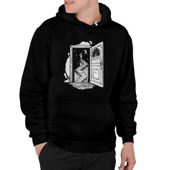 Dreamer Stairway To A Starry Sky Psychedelic Hoodie | Mazezy