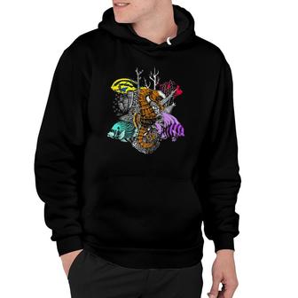 Earth Day Save Coral Reefs Sea Fish Seahorse Coastal Cleanup Hoodie | Mazezy