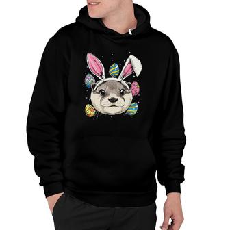 Easter Bunny Otter Funny Easter Otter Gifts Hoodie | Mazezy