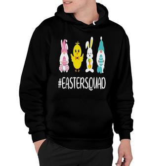 Easter Squad Bunny Chick Gnomes Matching Easter Bunny Egg Hunting Hoodie - Thegiftio