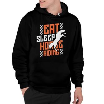 Eat Sleep Horse Riding Hoodie | Mazezy