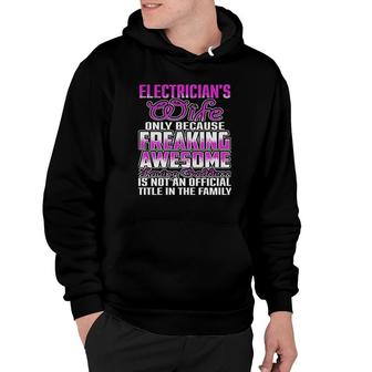 Electrician Wife Hoodie | Mazezy