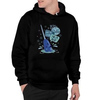 Elf Narwhal I Hope You Find Your Dad Hoodie | Mazezy