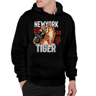 Enjoy Cool Wild New York City Tiger Novelty Designs Hoodie | Mazezy