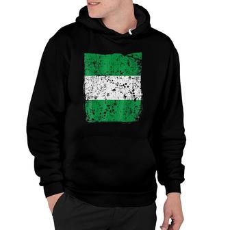 Faded Nigerian Flag, Distressed Flag Of Nigeria Hoodie | Mazezy UK