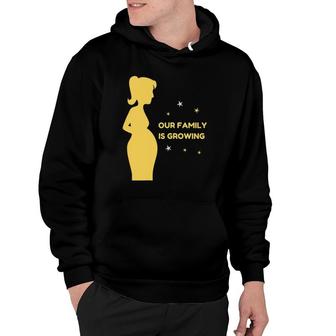 Family Is Growing Mom Baby Pregnant Mom Or Sister Hoodie | Mazezy