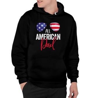 Family Matching 4Th Of July Men Dad American Flag Hoodie | Mazezy DE