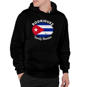 Family Reunion 2021 With Cuba Flag For Rodriguez Family Premium Hoodie | Mazezy