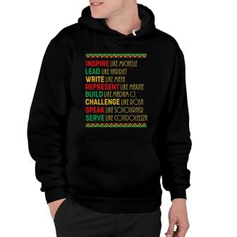 Famous Black Leaders Proud African American History Month Hoodie | Mazezy