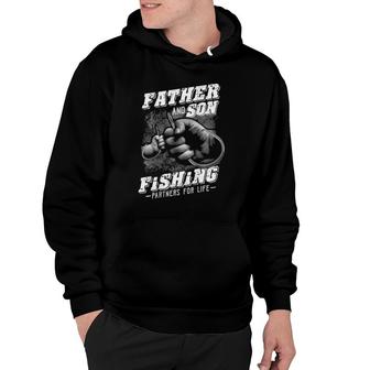 Father And Son Fishing Partner For Life Father Day Hoodie | Mazezy