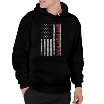 Father's Day Best Poppi Ever With Us American Flag Hoodie | Mazezy