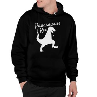 Father's Day Gift From Wife Son Daughter Kids Papasaurus Hoodie