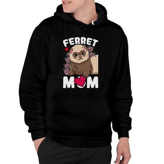 Ferret Mom Mother's Day Gift Hoodie | Mazezy