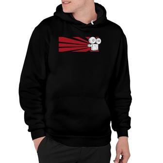 Filmmaker Camera Filmmaking Retro Vintage Cinema Movie Hoodie | Mazezy