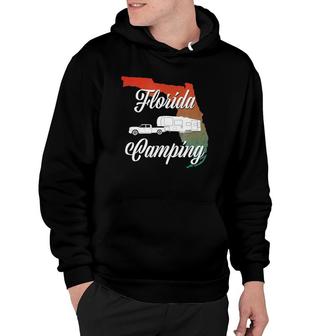 Florida Camping Rv With Fifth Wheel Camper Hoodie | Mazezy