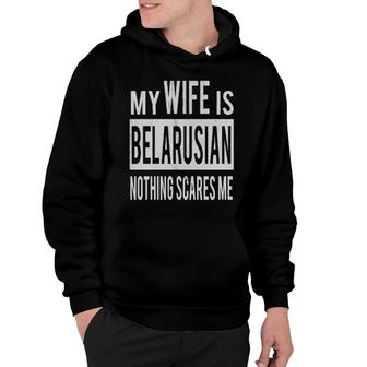 For Best Husband From Belarusian Wife Hoodie | Mazezy