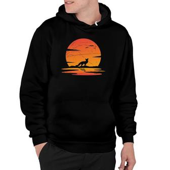 Forest Animal Fox Lover Wildlife Nature Sunset Fox Hoodie | Mazezy
