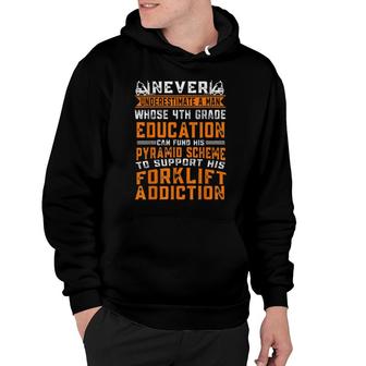 Forklift Driver Operator Costume Certified Accessories Hoodie | Mazezy