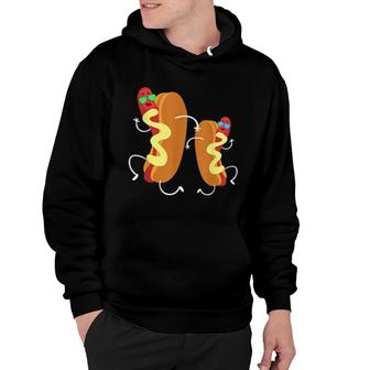 Franks Sausages Weiner Fast Food Sunglasses Hot Dog Hoodie | Mazezy