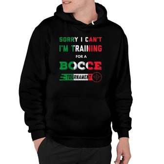 Funny Bocce Ball Lawn Bowling Tournament Hoodie | Mazezy