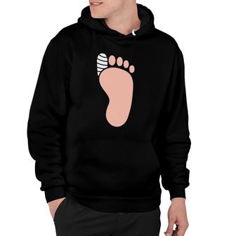 Funny Broken Foot Fracture & Broken Toe Hoodie | Mazezy
