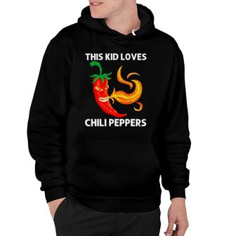 Funny Chili Pepper For Kids Boys Red Spicy Flaming Jalapeno Hoodie | Mazezy