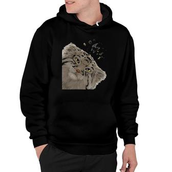 Funny Curious Manul Cat Cat Lover Hoodie | Mazezy