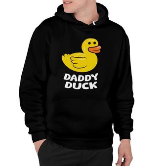 Funny Daddy Duck Rubber Duck Hoodie | Mazezy