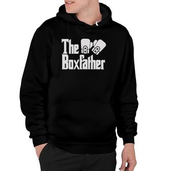 Funny Fathers Day The Box-Father Boxing Boxer Dad Gift Men Hoodie | Mazezy