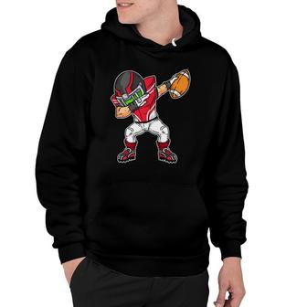 Funny Football Player Boy Tee Dab Gift Idea Dabbing Football Hoodie | Mazezy