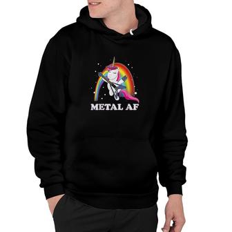 Funny Heavy Metal Unicorn Death Metal Hoodie | Mazezy