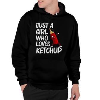 Funny Ketchup Gift For Girls Kids Ketchup Merchandise Tomato Hoodie | Mazezy