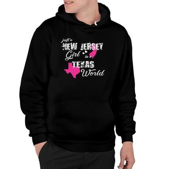 Funny New Jersey S Just A New Jersey Girl In A Texas Hoodie | Mazezy