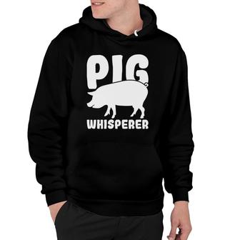 Funny Pig Whisperer Design For Pig Farmers Hoodie | Mazezy