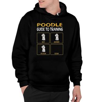 Funny Poodle Guide To Training Dog Obedience Hoodie | Mazezy