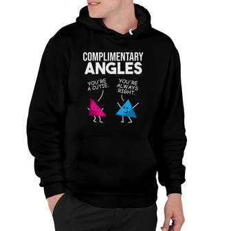 Funny Right Acute Triangle Math Teacher Gift Cool Geometry Hoodie | Mazezy