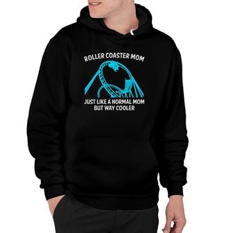 Funny Roller Coaster Designs For Mom Women Amusement Park Hoodie | Mazezy