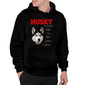 Funny Rules For The Owner Of A Siberian Husky Hoodie | Mazezy