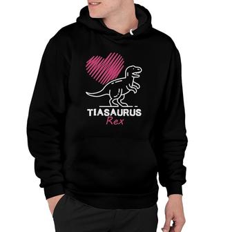 Funny Spanish Mother's Day, Auntie Gift Gift Tia Saurus Rex Hoodie | Mazezy